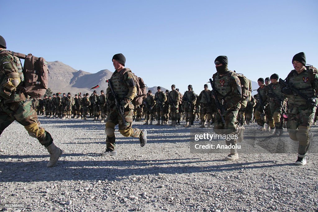 Afghanistan's Spesial Forces' graduation ceremony