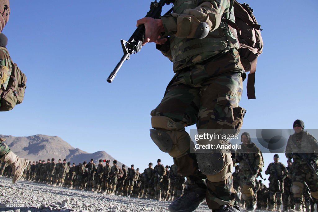 Afghanistan's Spesial Forces' graduation ceremony