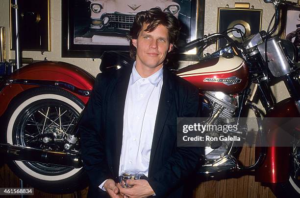 Actor Scott McGinnis attends the "You Can't Hurry Love" Premiere Party on January 27, 1988 at the Hard Rock Cafe in Los Angeles, California.