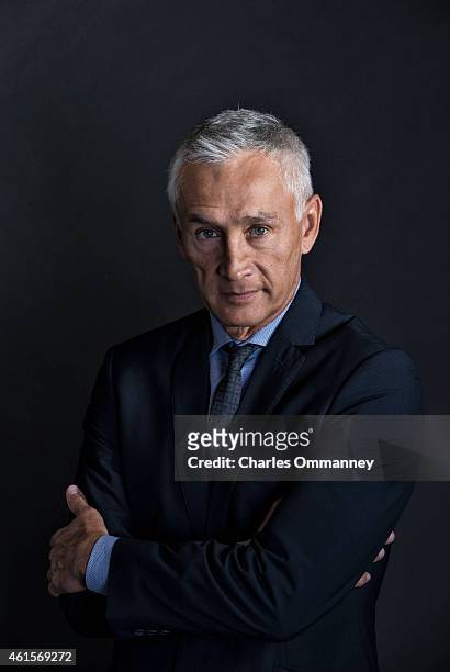 Journalist and news anchor Jorge Ramos photographed for Time Magazine on November 14 at the Univision Television Studios in Miami, Florida.