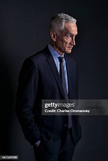 Journalist and news anchor Jorge Ramos photographed for Time Magazine on November 14 at the Univision Television Studios in Miami, Florida.