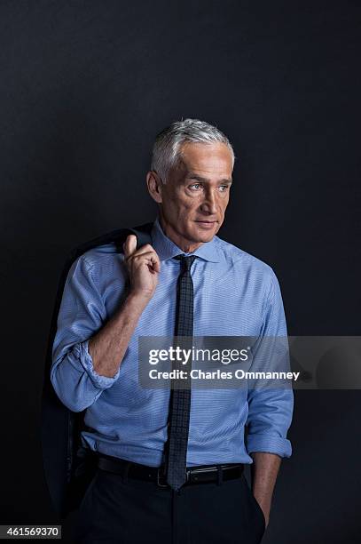 Journalist and news anchor Jorge Ramos photographed for Time Magazine on November 14 at the Univision Television Studios in Miami, Florida.