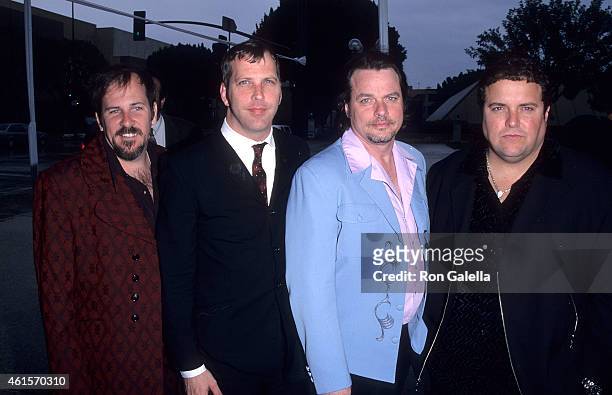 Country music group The Mavericks attends the Fourth Annual ALMA Awards on April 11, 1999 at the Pasadena Civic Auditorium in Pasadena, California.