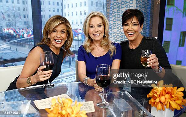 Hoda Kotb, Kathie Lee Gifford and Kris Jenner appear on NBC News' "Today" show --