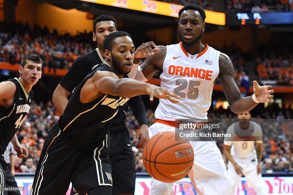 Wake Forest v Syracuse