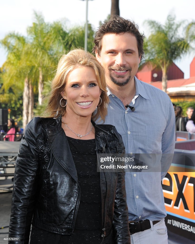 Kellan Lutz, Matt LeBlanc, Cheryl Hines And Jeremy Sisto On "Extra"