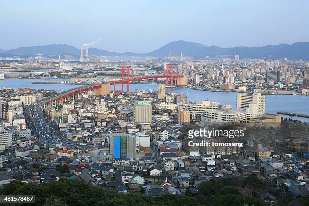 wakamatsu cityscape - 北九州市 個照片及圖片檔