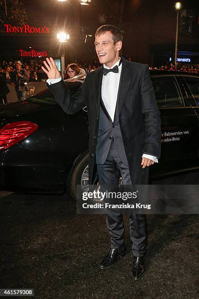 Vinzenz Kiefer arrives at the Bambi Awards 2014 on November 13, 2014 in Berlin, Germany.