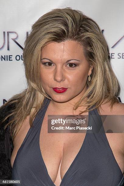 Cindy Lopes attends the Lauriers TV Awards 2014 at La Cigale on January 9, 2014 in Paris, France.