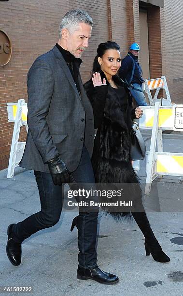 Actress Naya Rivera is seen in SoHo on January 15, 2015 in New York City.