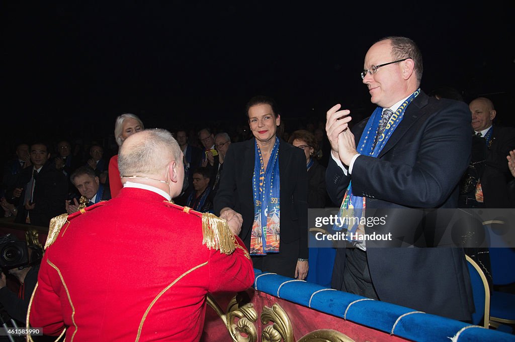 39th International Circus Festival : Opening Ceremony In Monaco