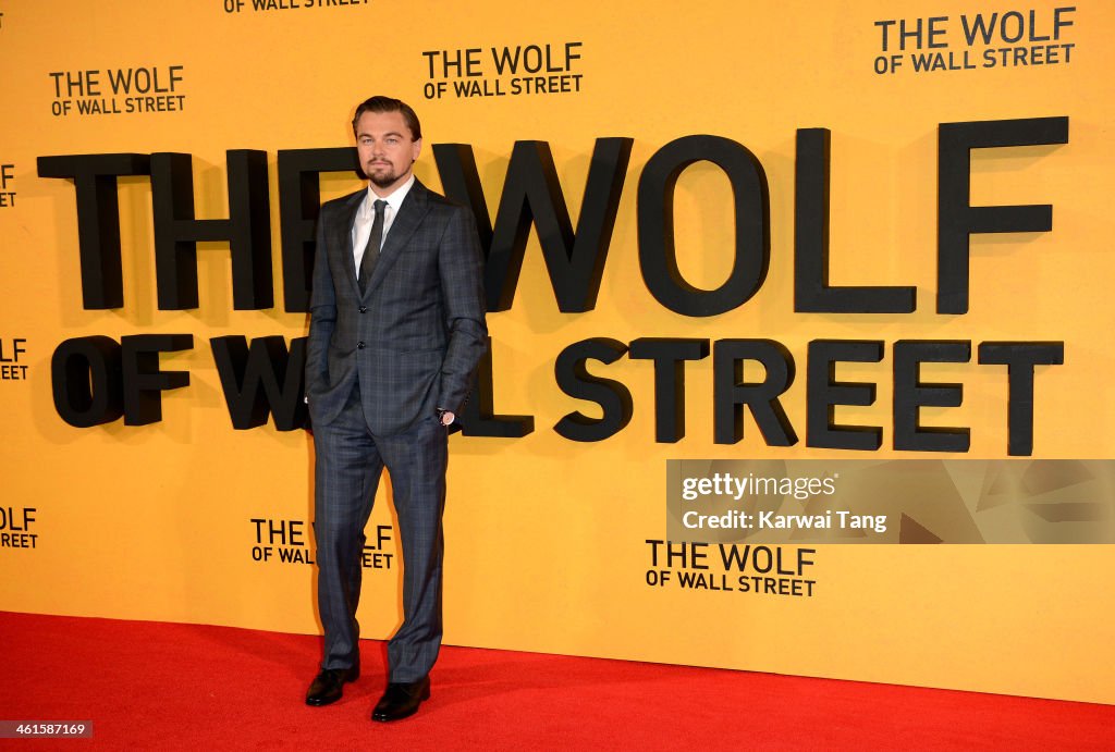 "The Wolf Of Wall Street" - UK Premiere - Red Carpet Arrivals