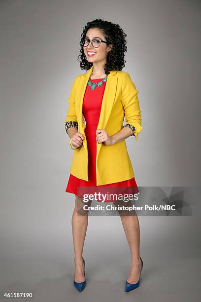 Actress Carly Ciarrocchi of "The Sunny Side Up Show" poses for a portrait during the NBCUniversal TCA Press Tour at The Langham Huntington, Pasadena...