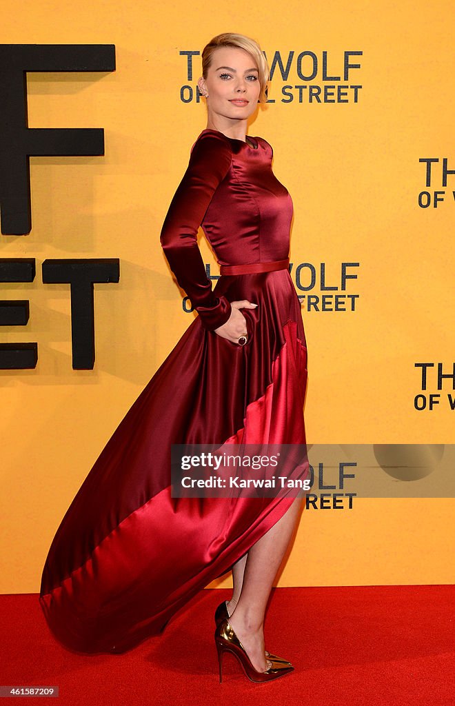 "The Wolf Of Wall Street" - UK Premiere - Red Carpet Arrivals