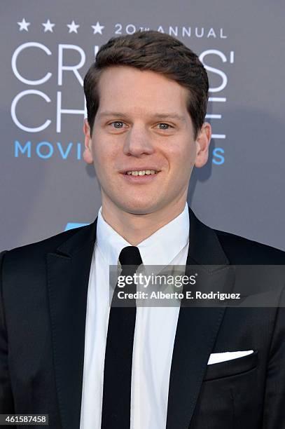Writer Graham Moore attends the 20th annual Critics' Choice Movie Awards at the Hollywood Palladium on January 15, 2015 in Los Angeles, California.