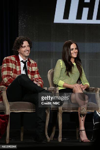 NBCUniversal Press Tour, January 2015 -- "The Royals" Session -- Pictured: Mark Schwahn, Executive Producer; Alexandra Park --