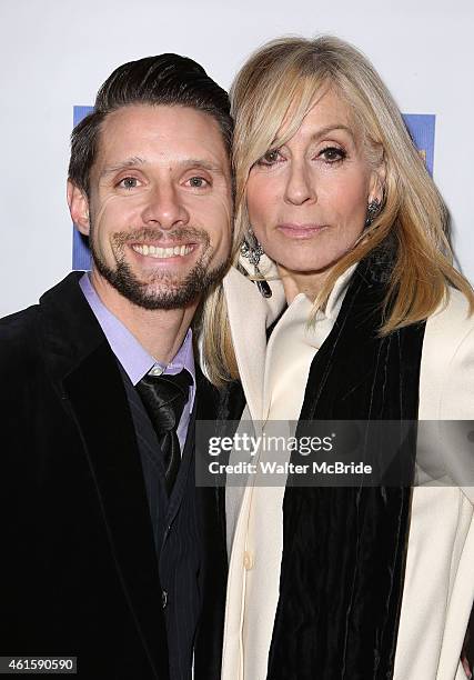 Judith Light and Danny Pintauro attend the Broadway Opening Night Performance of "Honeymoon in Vegas" at the Nederlander Theatre on January 15, 2015...