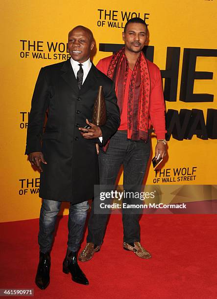 Chris Eubank attends the UK Premiere of "The Wolf Of Wall Street" at Odeon Leicester Square on January 9, 2014 in London, England.