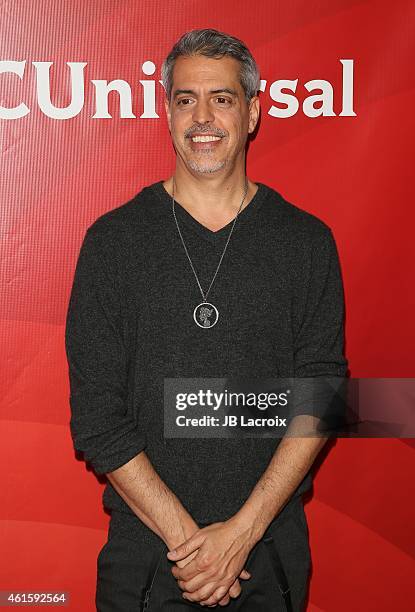 Justin Bua attends the NBCUniversal 2015 Press Tour at the Langham Huntington Hotel on January 15, 2015 in Pasadena, California.