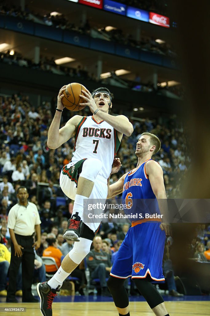 2015 Global Games - New York Knicks v Milwaukee Bucks