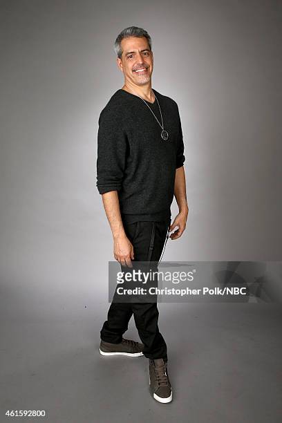 Artist Justin Bua of Street Art Throwdown poses for a portrait during the NBCUniversal TCA Press Tour at The Langham Huntington, Pasadena on January...