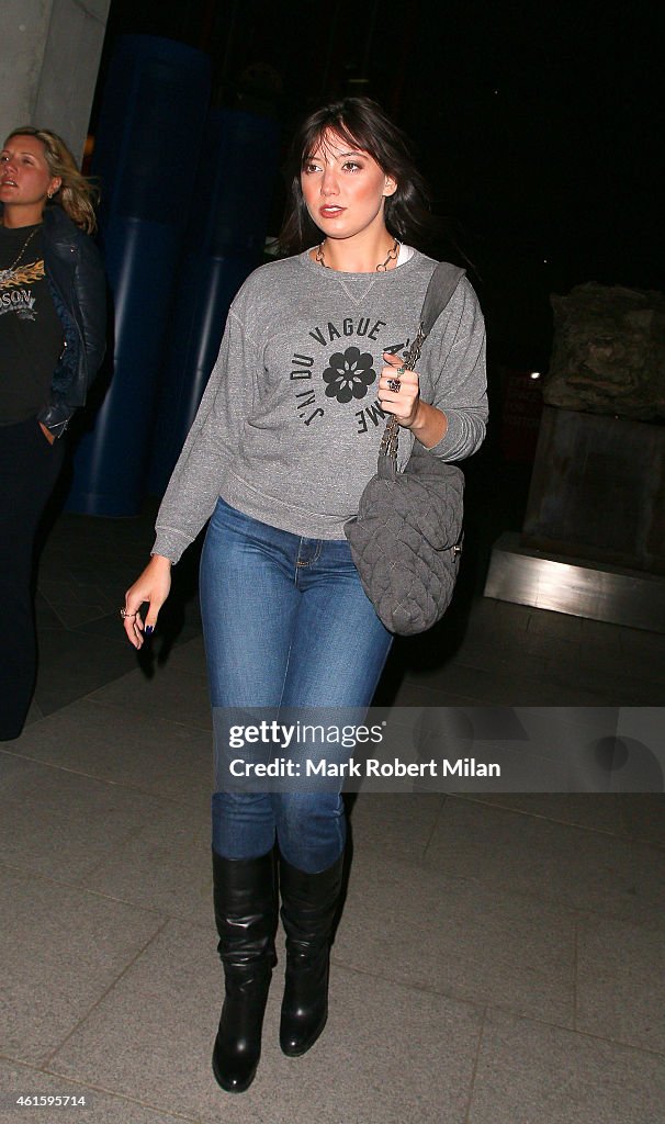 London Celebrity Sightings -  January 15, 2015