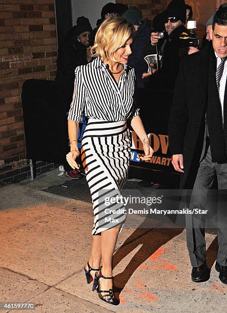 Actress Sienna Miller is seen on January 15, 2015 in New York City.