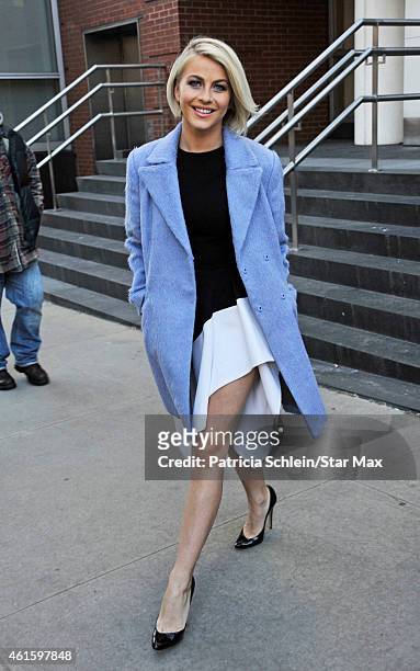 Julianne Hough is seen on January 15, 2015 in New York City.