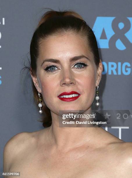 Actress Amy Adams attends the 20th Annual Critics' Choice Movie Awards at the Palladium on January 15, 2015 in Los Angeles, California.