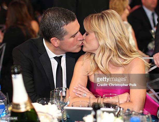 Actress Reese Witherspoon and Jim Toth attend the 20th annual Critics' Choice Movie Awards at the Hollywood Palladium on January 15, 2015 in Los...
