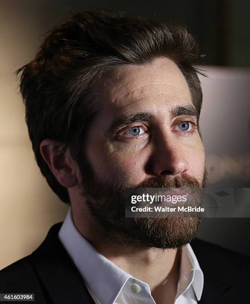 Jake Gyllenhaal attends the Broadway Opening Night Performance Curtain Call for The Manhattan Theatre Club's production of 'Constellations' at the...