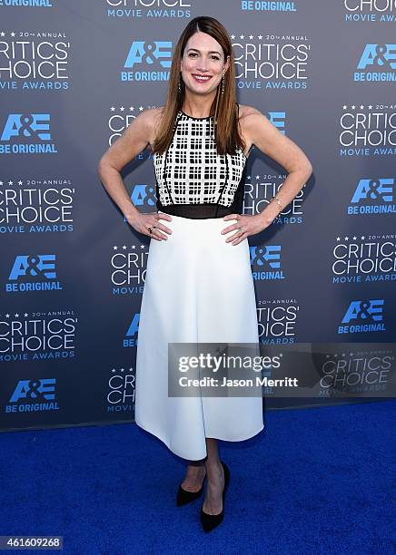 Writer Gillian Flynn attends the 20th annual Critics' Choice Movie Awards at the Hollywood Palladium on January 15, 2015 in Los Angeles, California.