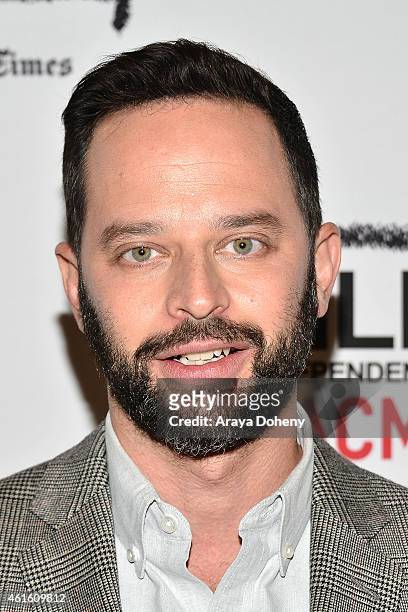 Nick Kroll attends the Film Independent at LACMA screening and Q&A of "Kroll Show" at Bing Theatre At LACMA on January 15, 2015 in Los Angeles,...
