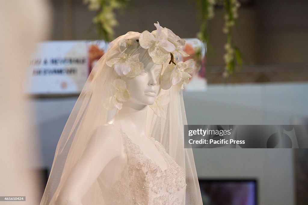 The annual edition of "Roma Sposa 2015", wherein many...