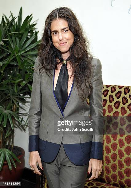Writer/director Francesca Gregorini attends the W Magazine celebration of The "Best Performances" Portfolio and The Golden Globes with Cadillac and...