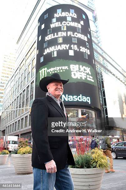 Jim Haworth attends the NASDAQ closing bell at NASDAQ MarketSite on January 15, 2015 in New York City.