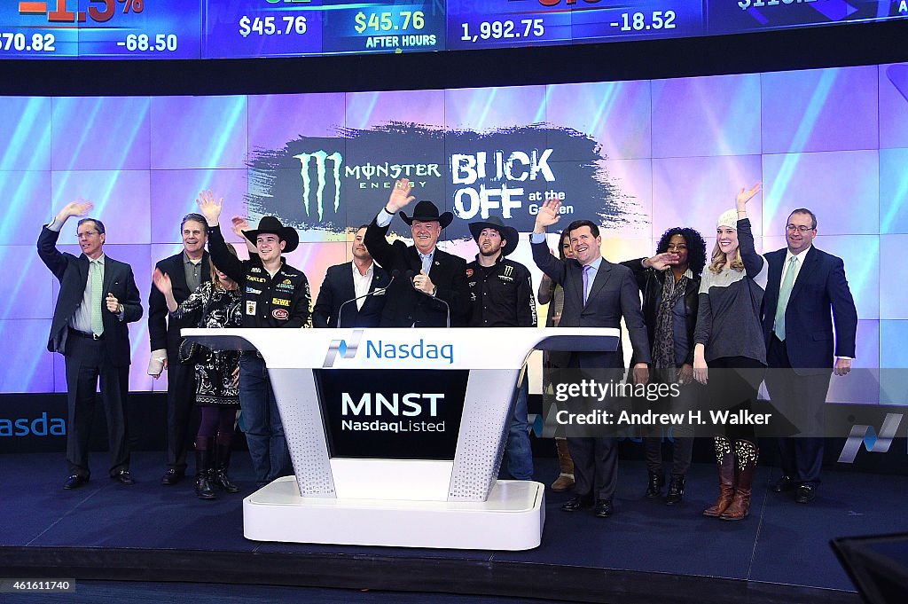 Professional Bull Riders Ring The NASDAQ Closing Bell