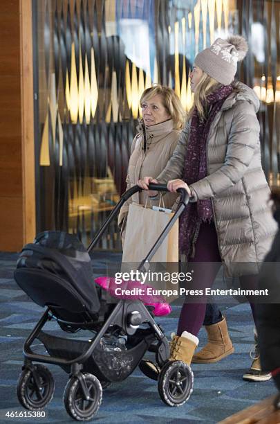 Cristina Valls Taberner is seen on December 28, 2014 in Baqueira Beret, Spain