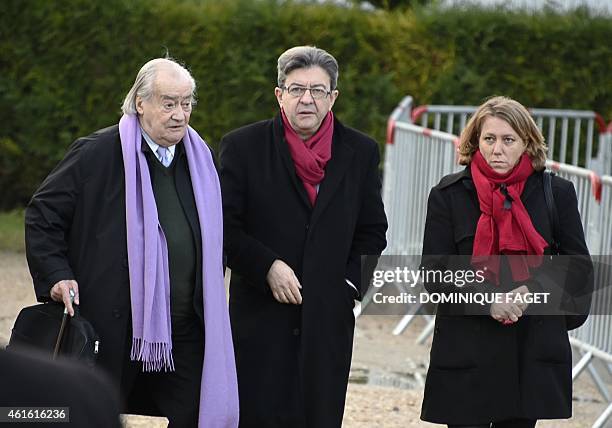 French member of the European parliament and left wing party Front de Gauche leader Jean-Luc Melenchon , French Communist Party senator and former...