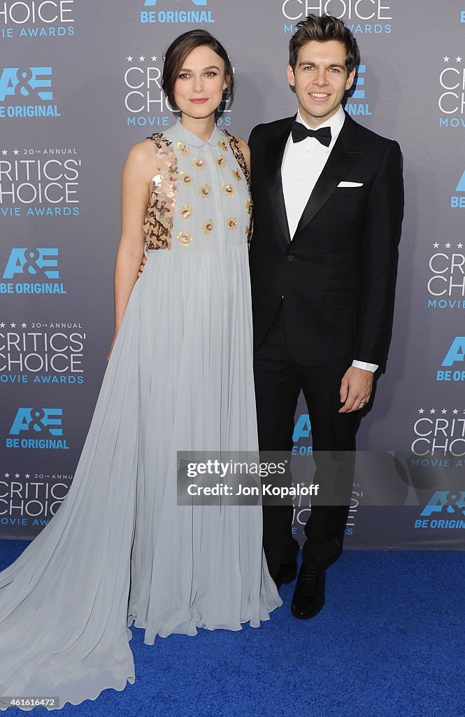 20th Annual Critics' Choice Movie Awards - Arrivals