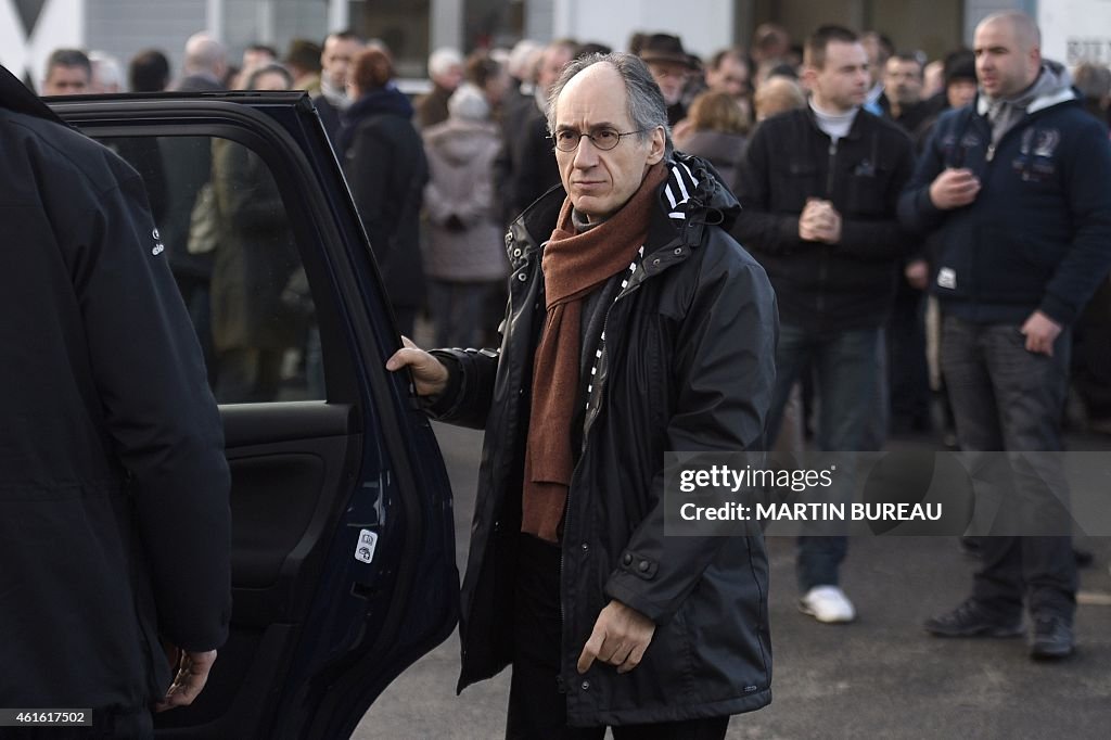 FRANCE-ATTACKS-CHARLIE-HEBDO-CHARB-FUNERAL