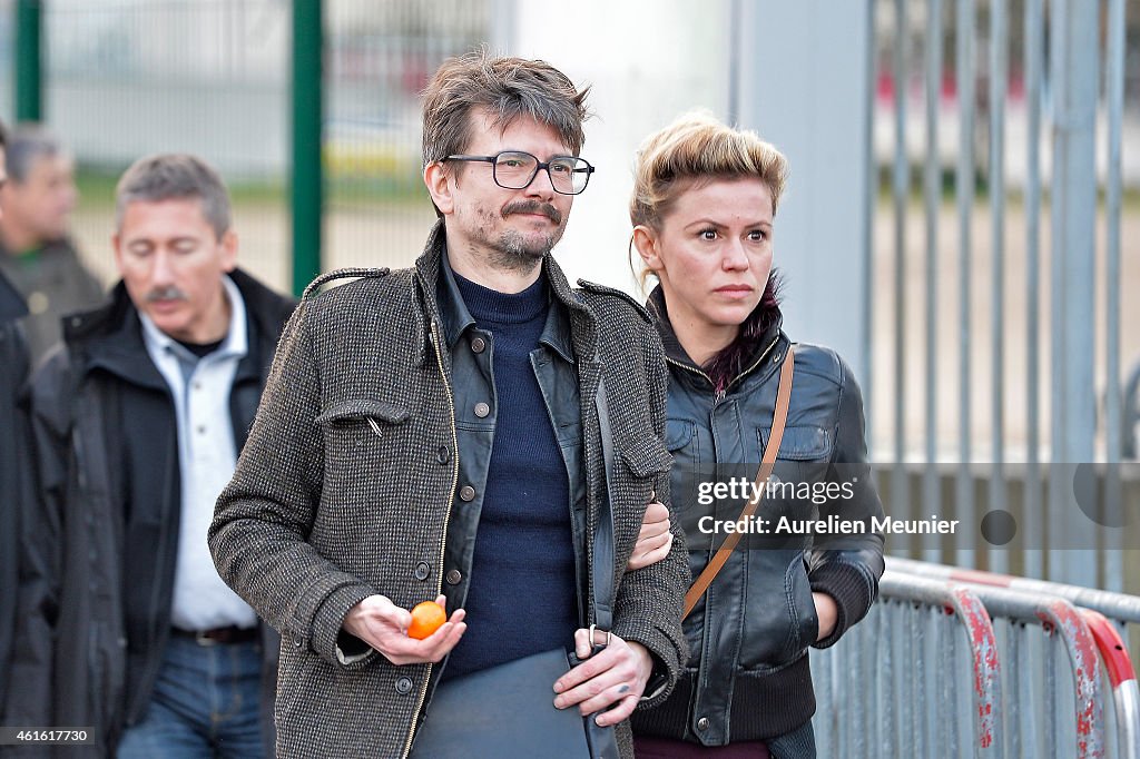 The Funeral Of Charlie Hebdo Cartoonist And Editor Stephane Charbonnier