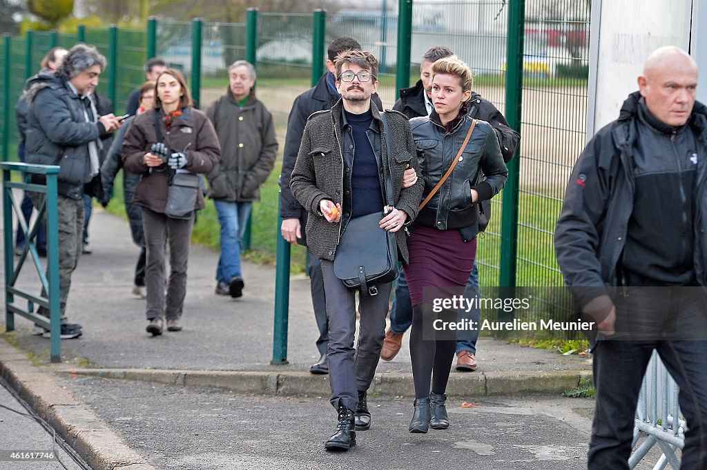 The Funeral Of Charlie Hebdo Cartoonist And Editor Stephane Charbonnier