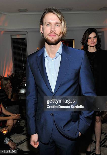 Actor Chord Overstreet attends the W Magazine celebration of The "Best Performances" Portfolio and The Golden Globes with Cadillac and Dom Perignon...