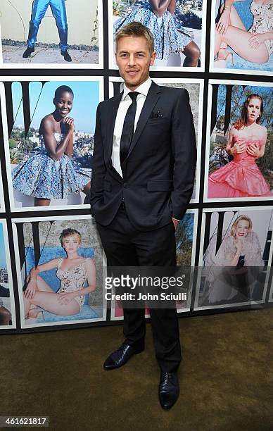 Actor Rick Cosnett attends the W Magazine celebration of The "Best Performances" Portfolio and The Golden Globes with Cadillac and Dom Perignon at...