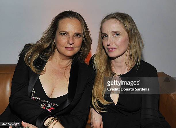 Head of PR at Armani Wanda McDaniel and actress Julie Delpy attend the W Magazine celebration of The "Best Performances" Portfolio and The Golden...