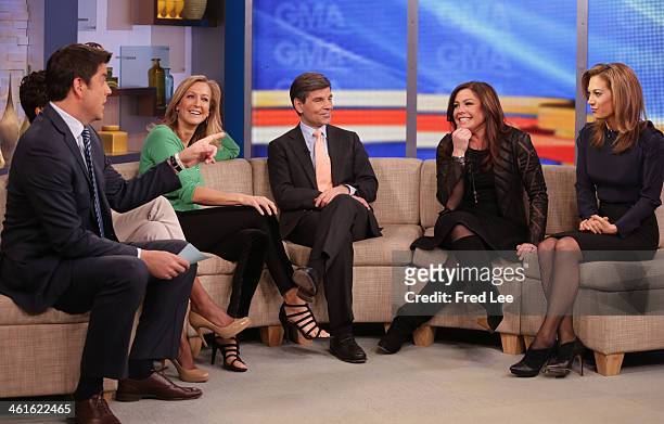 Rachael Ray is a guest on "Good Morning America," 1/9/14, airing on the Walt Disney Television via Getty Images Television Network. JOSH ELLIOTT,...