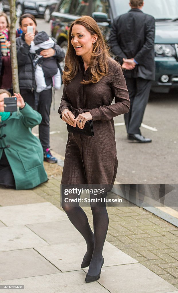 The Duchess Of Cambridge Visits The Fostering Network