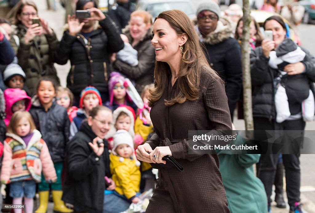 The Duchess Of Cambridge Visits The Fostering Network