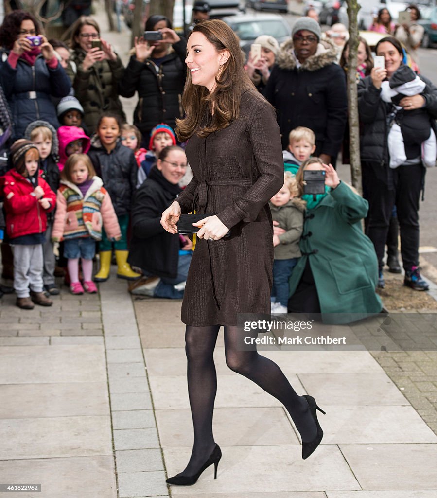 The Duchess Of Cambridge Visits The Fostering Network